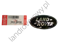 Logo ,,Land Rover" maskowincy chłodnicy RANGE ROVER SPORT DAG500160