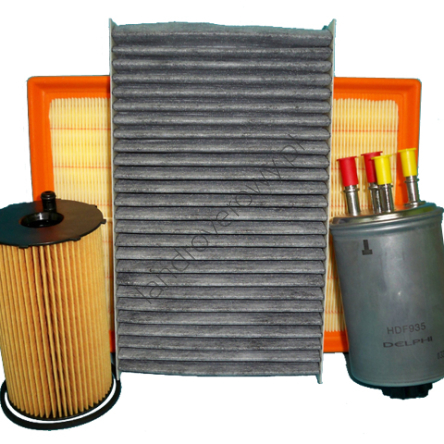 Zestaw filtrów RANGE ROVER SPORT 2.7 V6 Diesel DO 2006 ROKU WJN500025 LR007311 1311289 PHE000112 JKR500020 LR023977 JKR500010