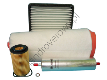 Zestaw filtrów filtr FREELANDER 2.0 TD4 2002-2006 PHE100500L LRF100150L WJN000080 LR029773/JKR100280