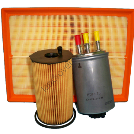 Zestaw filtrów DISCOVERY 3 2.7 V6 Diesel LION WJN500025 LR007311 1311289 PHE000112