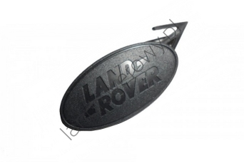 Logo "Land Rover" (Ebony Black) tapicerki drzwi przód RANGE ROVER SPORT DISCOVERY 3 EKA500010PVJ