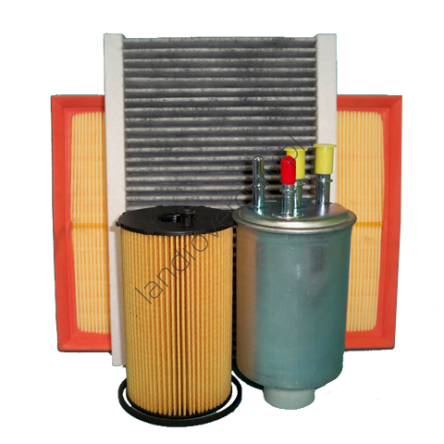 Zestaw filtrów RANGE ROVER SPORT 2.7 V6 Diesel LION  WJN500025 LR007311 1311289 PHE000112 LR023977 JKR500020 JKR500010