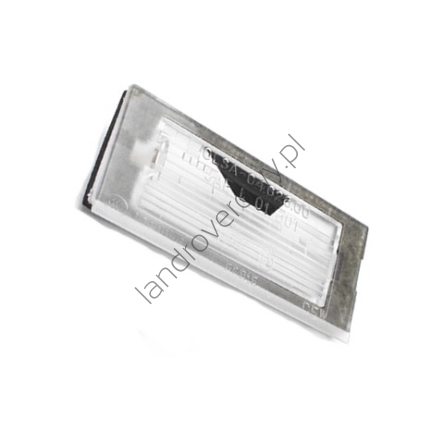 Szkło klosz lampy oświetlenia tablicy rejestracyjnej RANGE ROVER L322 2002-2012 XFJ000020